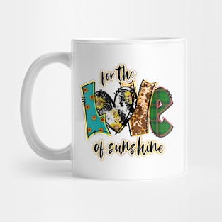 For the Love of Sunshine Vibrant Heart Motif Mug